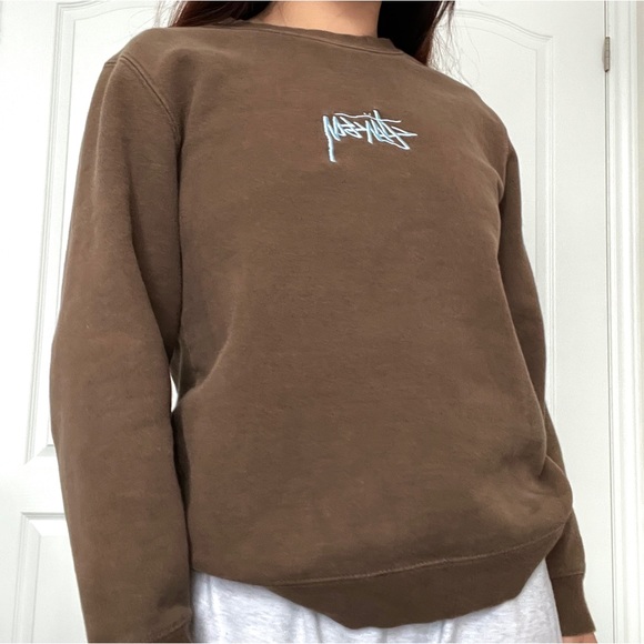brown stussy sweater - Picture 1 of 3
